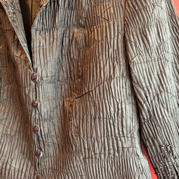 KM Collections  by Milla Bell Black Jacket Size 8 - Picture 4 of 14